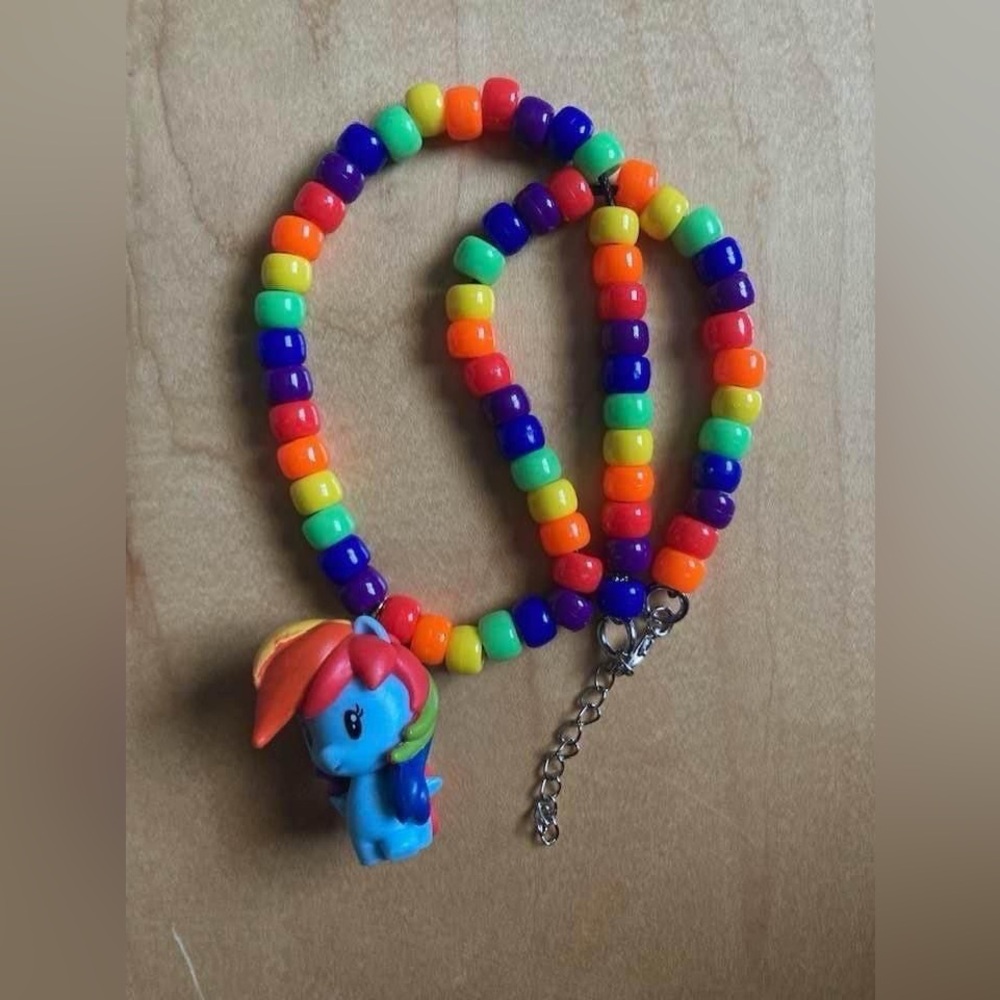 Handmade My Little Pony Necklace No Tag New